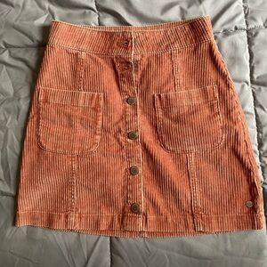 Roxy Corduroy Mini Skirt